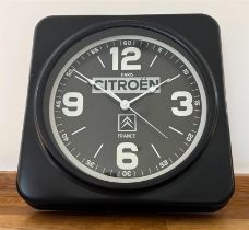 A Rare Original Citroën Dealership Wall Clock c.1980s