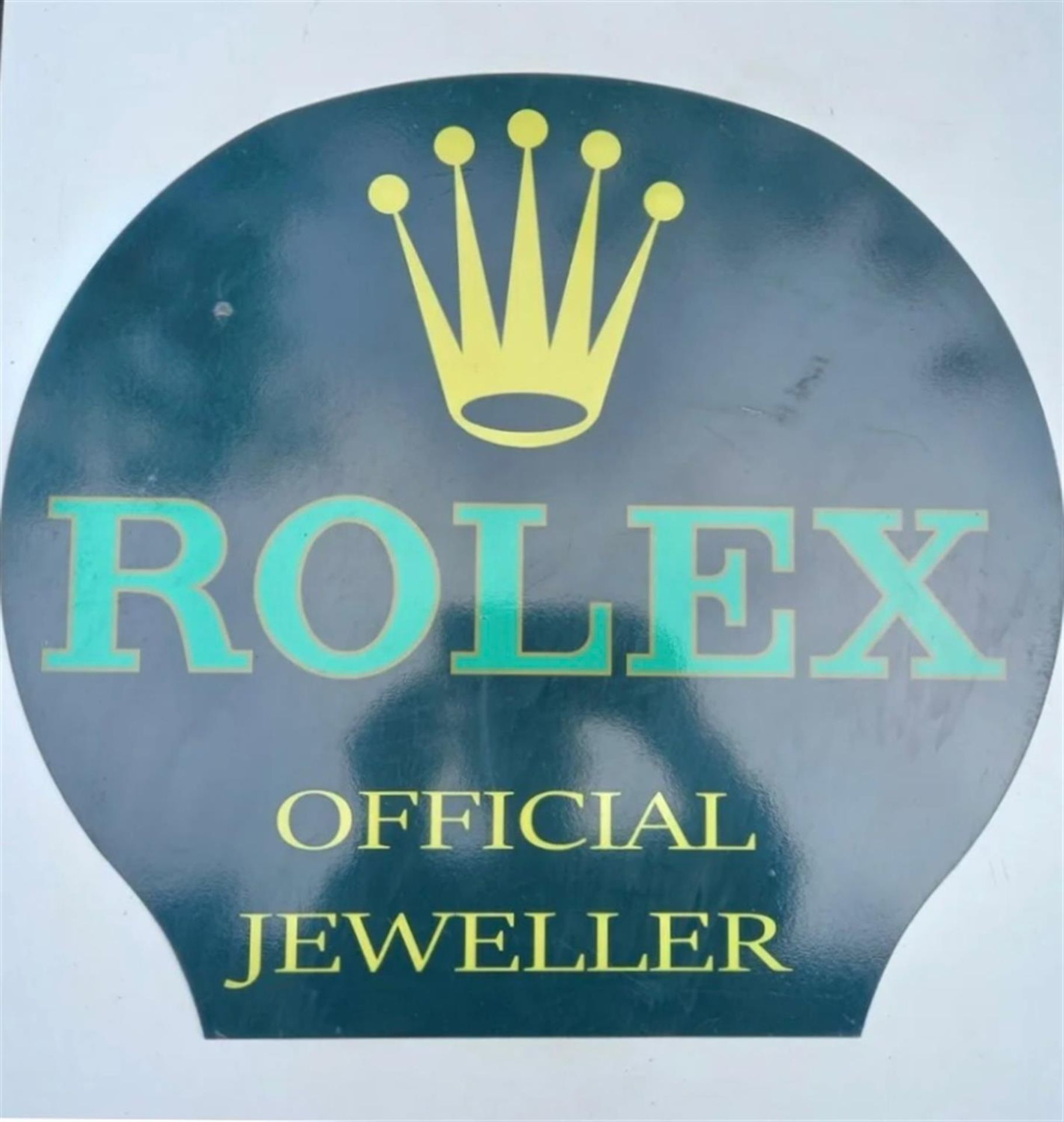 A Rare 'Rolex' Enamelled Tin-Plate Advertising Sign - Image 7 of 10