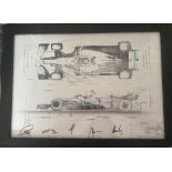 Mercedes F1 2019 Specification Technical Drawing with C0A