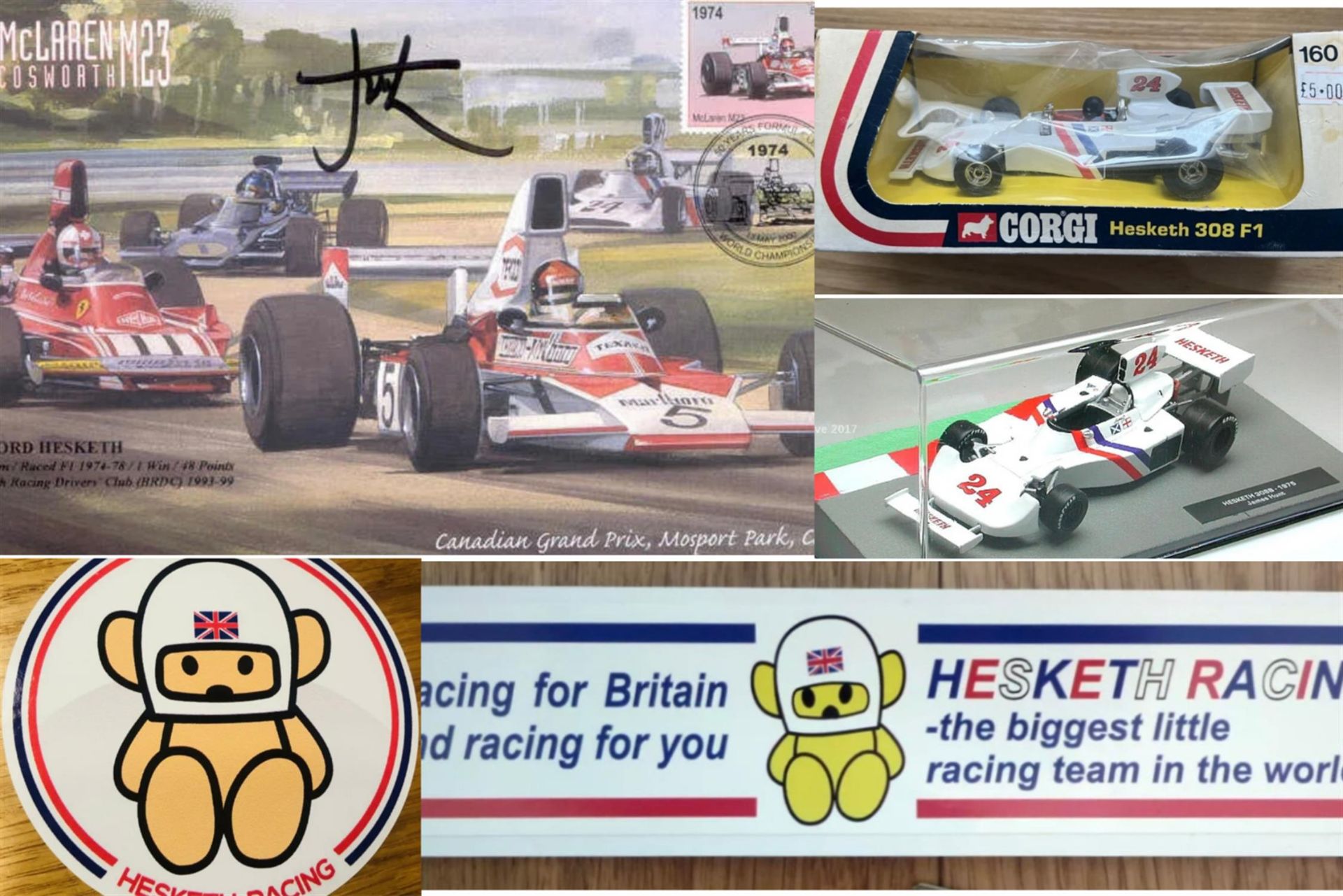 A Rare Collection of Hesketh F1 Racing Memorabilia