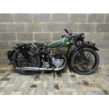 1937 BSA B20 SV 249cc