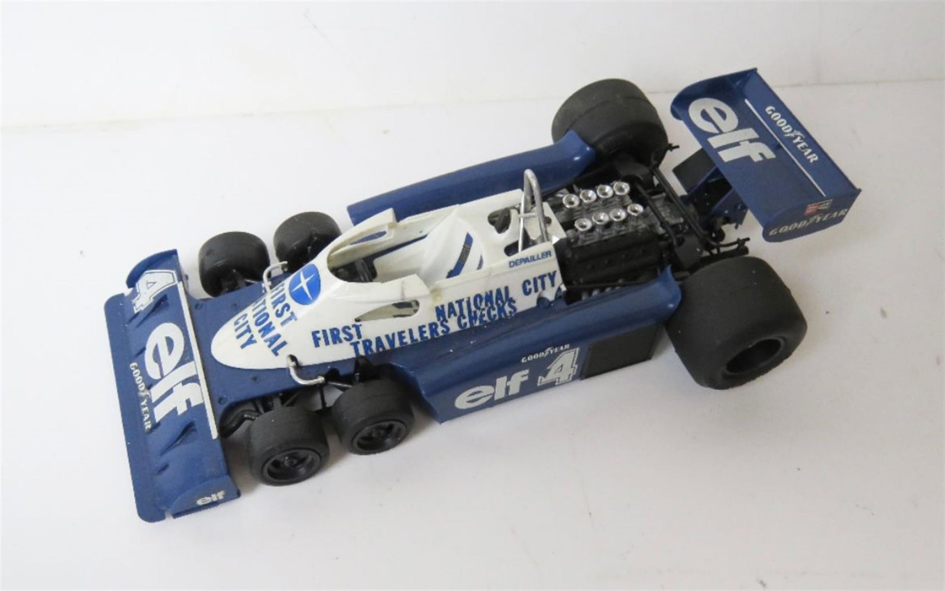 A Fine Scale Model of the Elf Tyrell Six-Wheel Formula 1 Racing Car, c.1969 - Image 4 of 4