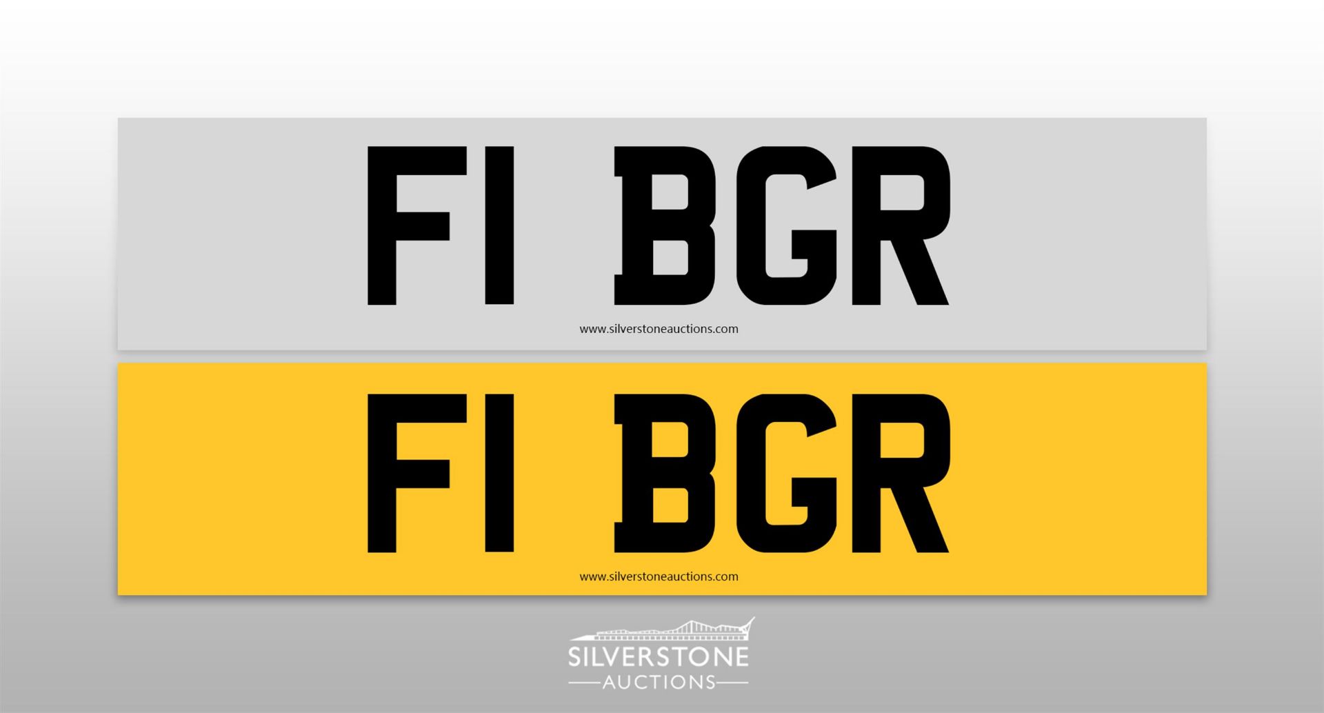 Registration Number F1 BGR