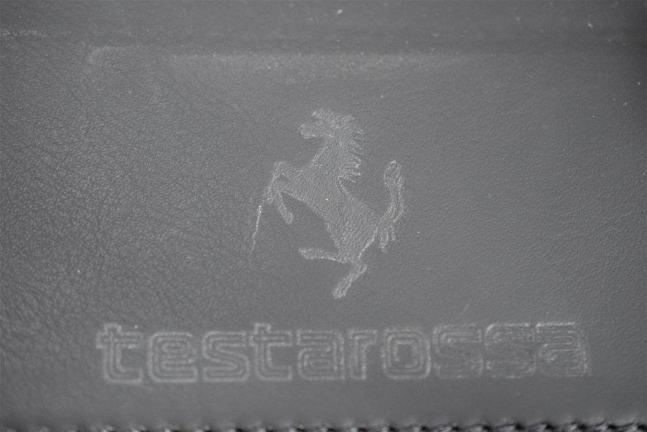 Ferrari Testarossa Six-Piece Black Leather Luggage Set by Schedoni - Image 3 of 7