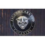 Jaguar Cars of Coventry Cold Caste Aluminium Large Badge