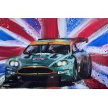 Aston Martin DBR 9 007 Substantial Stretched Canvas*