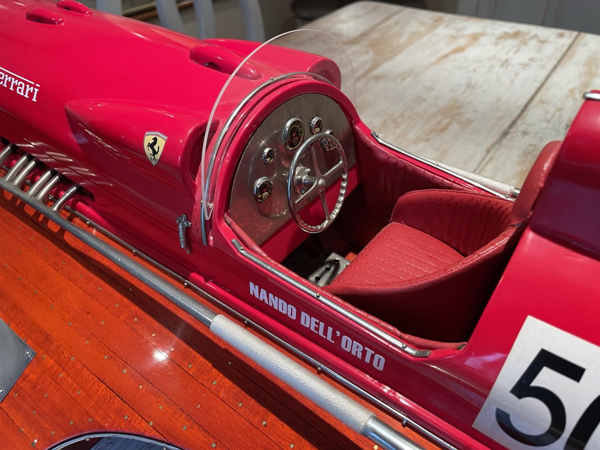 Scale Model of the Ferrari V12-Powered Hydroplane 'Arno XI' - Image 9 of 10