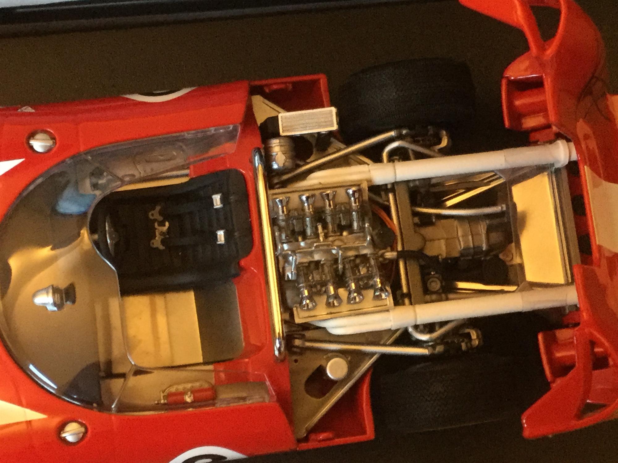 John Surtees CBE Signed Scale Model Duo: Can Am Lola T70 & NART Ferrari 158 - Image 8 of 10