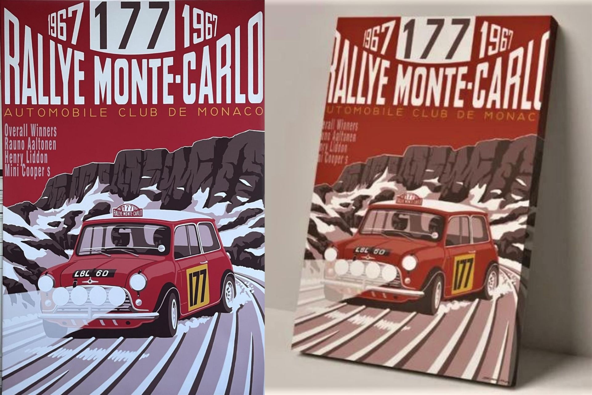 Monte Carlo Mini LBL 6D #177 Very Large Stretched Canvas*