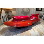 Scale Model of the Ferrari V12-Powered Hydroplane 'Arno XI'