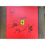 Multi-Signed Ferrari Maserati Group Press Kit with CD