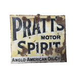 Pratts Motor Oil Anglo-American Sign, Double Sided