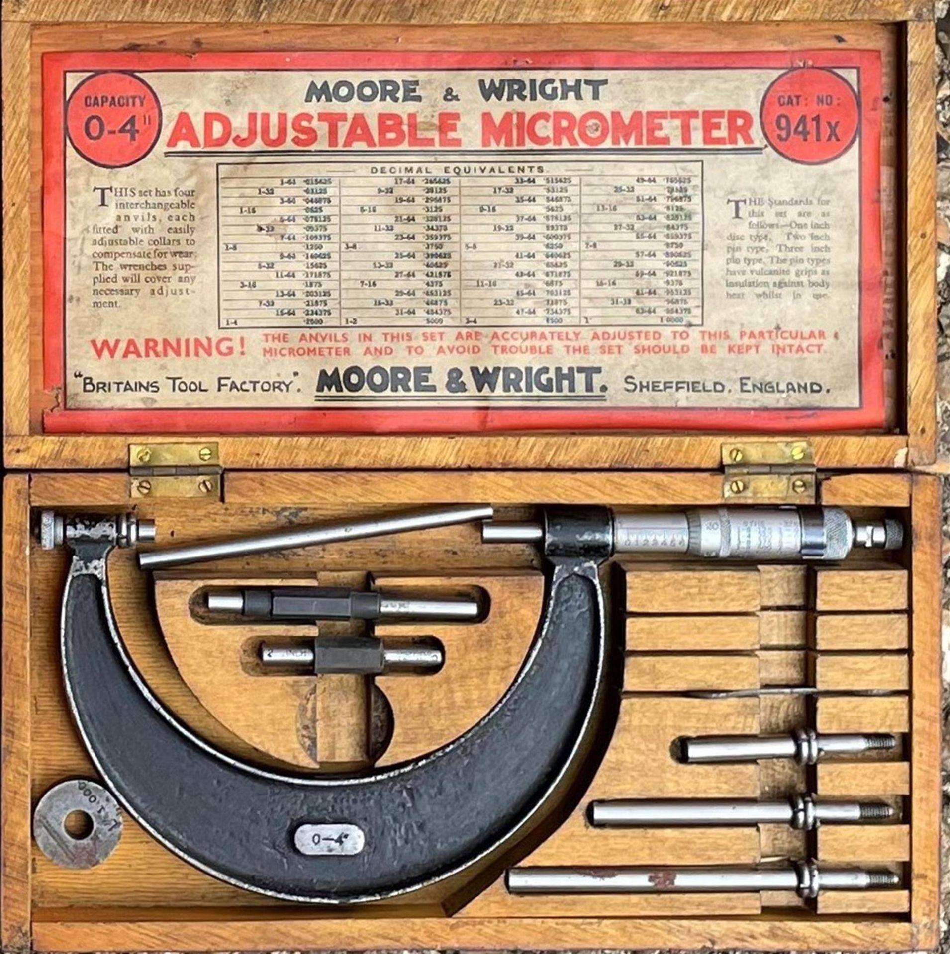 Three Engineering Tools in Wooden Boxes - Image 5 of 5