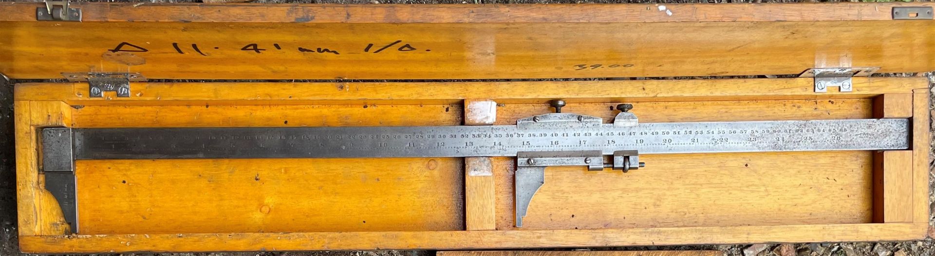 Three Engineering Tools in Wooden Boxes - Image 4 of 5