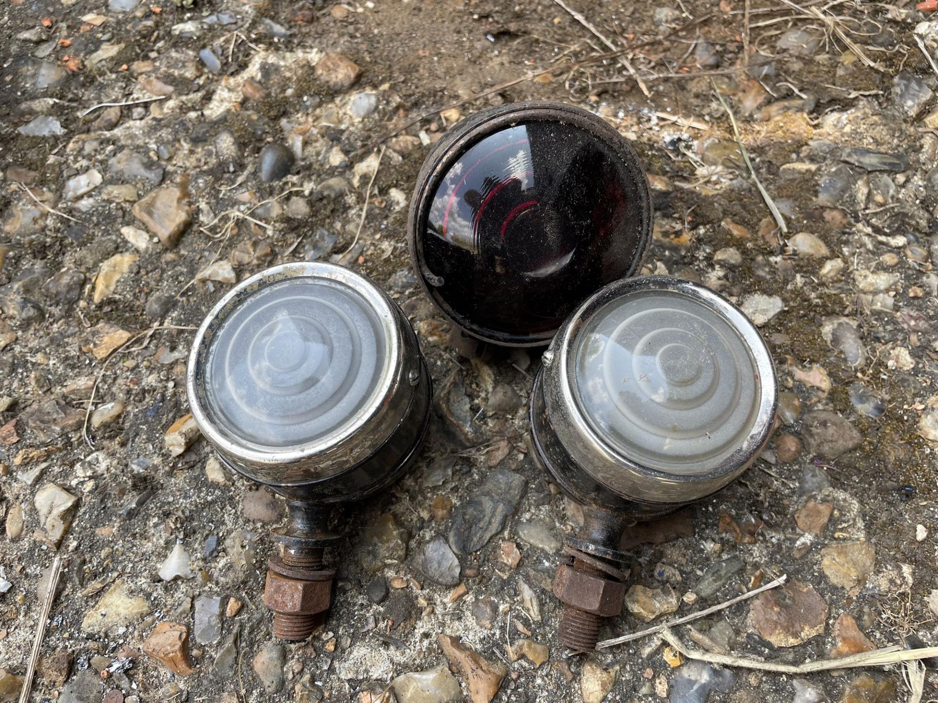 Pair of Side Lights and Rear Light - Unknown Maker