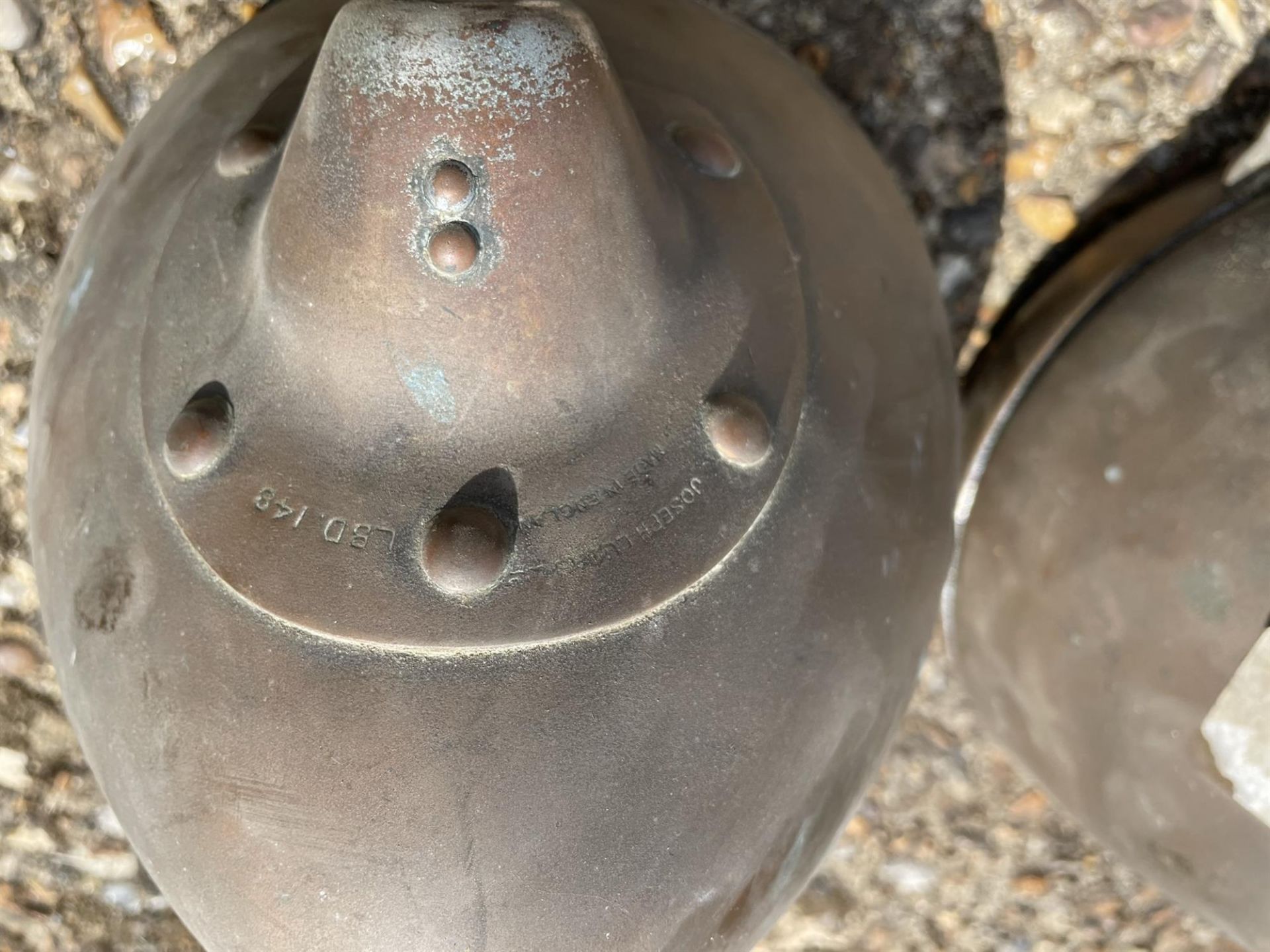 Pair of Brass Bodied Lucas 'King of the Road' Headlights - Image 7 of 9