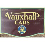 Reproduction Vauxhall Cars Sign, Double Sided