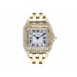 Cartier Panthere 18ct Yellow Gold with Diamond Afterset Bezel and Case