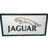 Large LED Illuminated Metal Framed Jaguar Sign