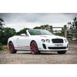 2012 Bentley Continental GTC Supersports Ice Speed Record Edition
