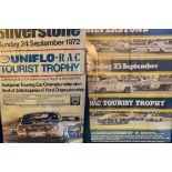 A Pair of Original Silverstone Tourist Trophy Posters Framed