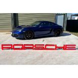 Large 3.5m Illuminated Porsche-Style Outdoor Dealership Sign