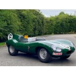 Handbuilt Electric Driven Jaguar D-Type 2:3rd Scale Homage to 1955 Le Mans Car 774 RW