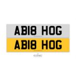 Registration Number AB18 HOG