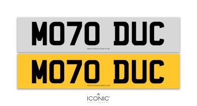 Registration Number MO70 DUC