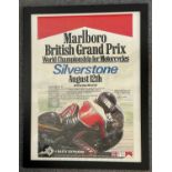 1979 Silverstone British Motorcycle Grand Prix Poster