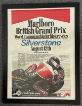 1979 Silverstone British Motorcycle Grand Prix Poster