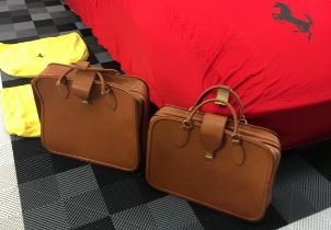 Two-Piece Schedoni Luggage Set, Car and Seat Covers for a Ferrari 355