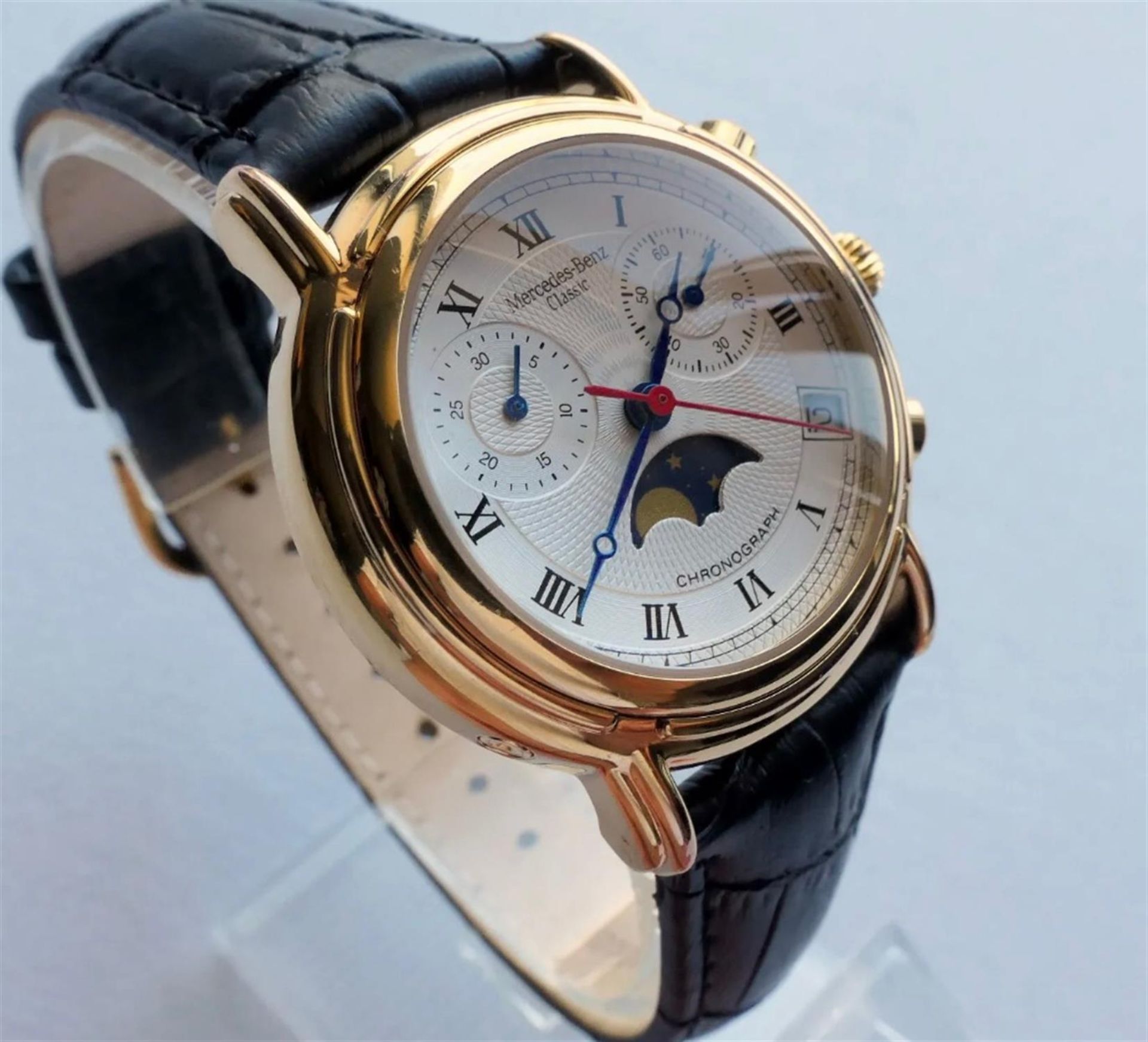 A Superb, Original Mercedes-Benz Moonphase Chronograph - Image 5 of 10