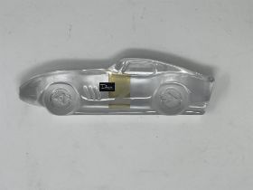 Ferrari 275 GTB Crystal Glass Sculpture by Daum