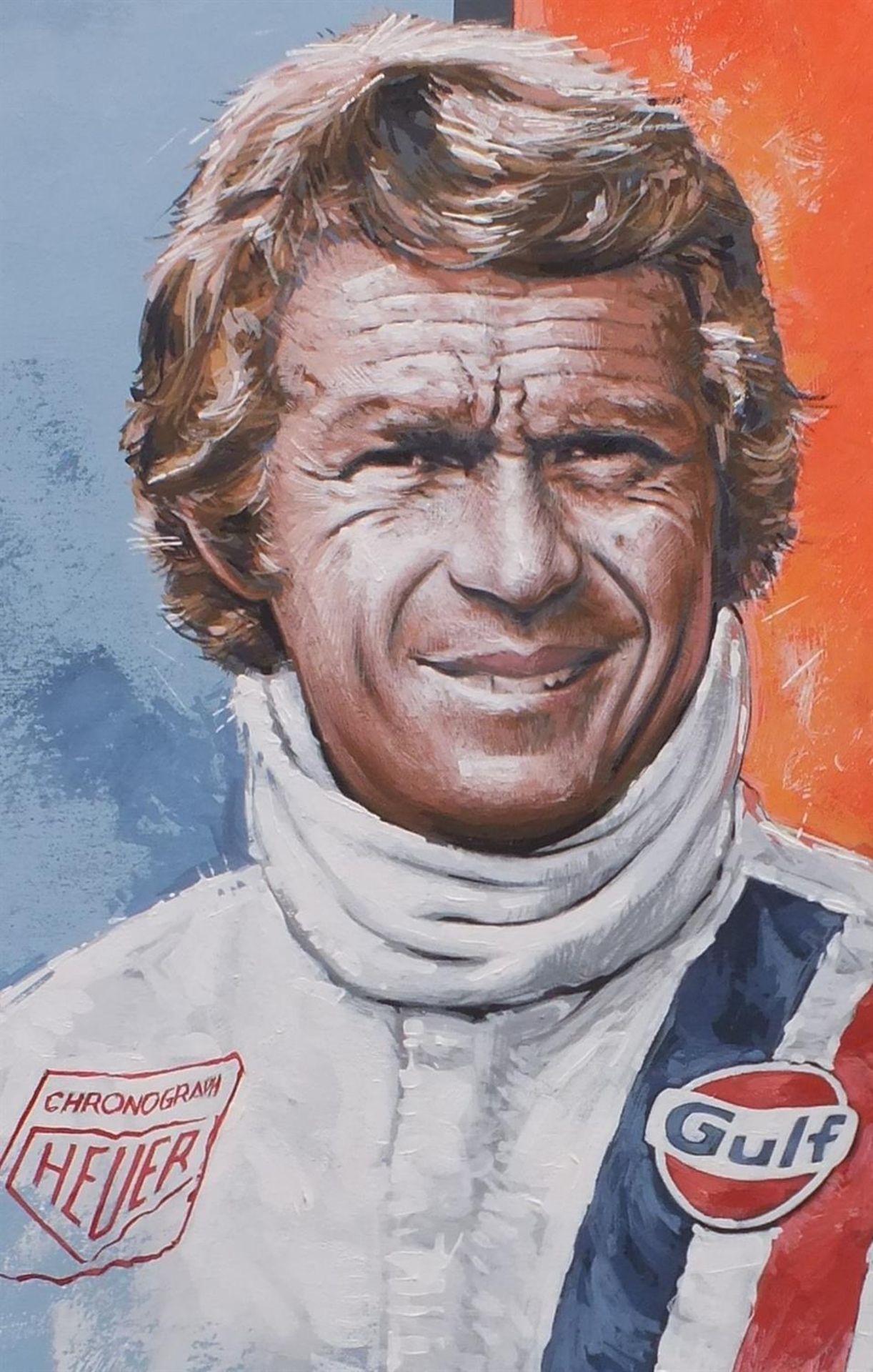 Steve McQueen, the 917K and Le Mans. Original Painting By Tony Upson - Image 4 of 4