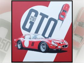 Ferrari 250 GTO By Tony Upson. An Original Acrylic on Stretched Canvas