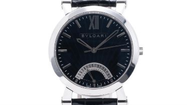 2012 Bvlgari Sotirio Date Retrograde with Box and Paperwork