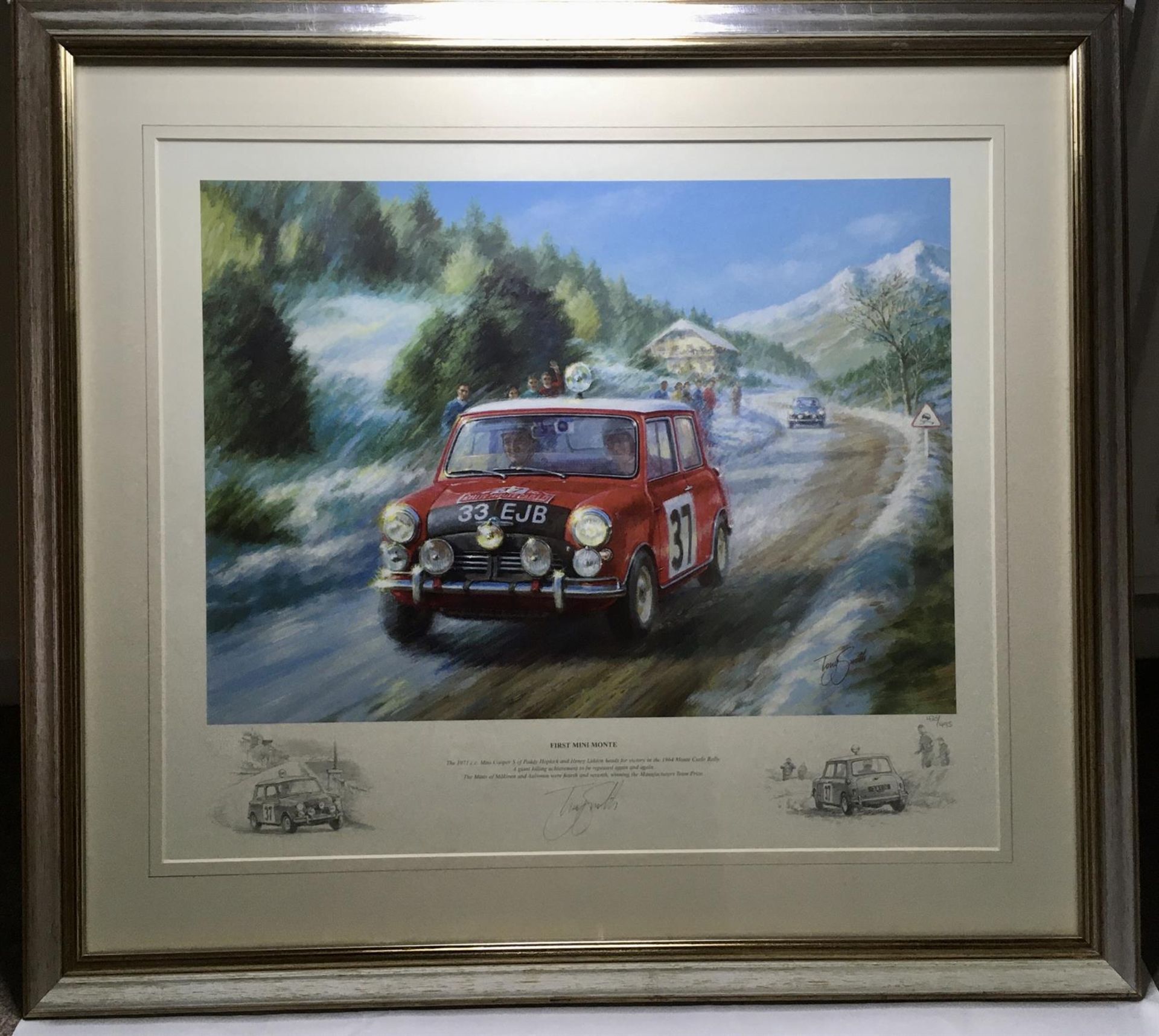 A Full Set of Tony Smith's The Monte Carlo Mini Limited Edition Prints with Matching Numbers - Image 2 of 6