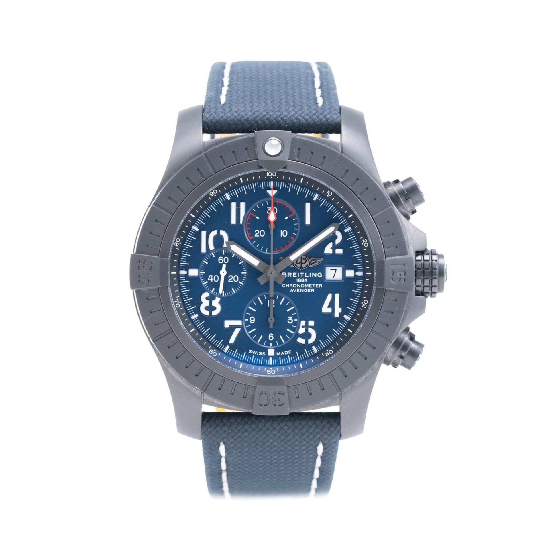 2023 Breitling Super Avenger Chronograph 48 Night Mission Complete with Box and Papers - Image 5 of 5