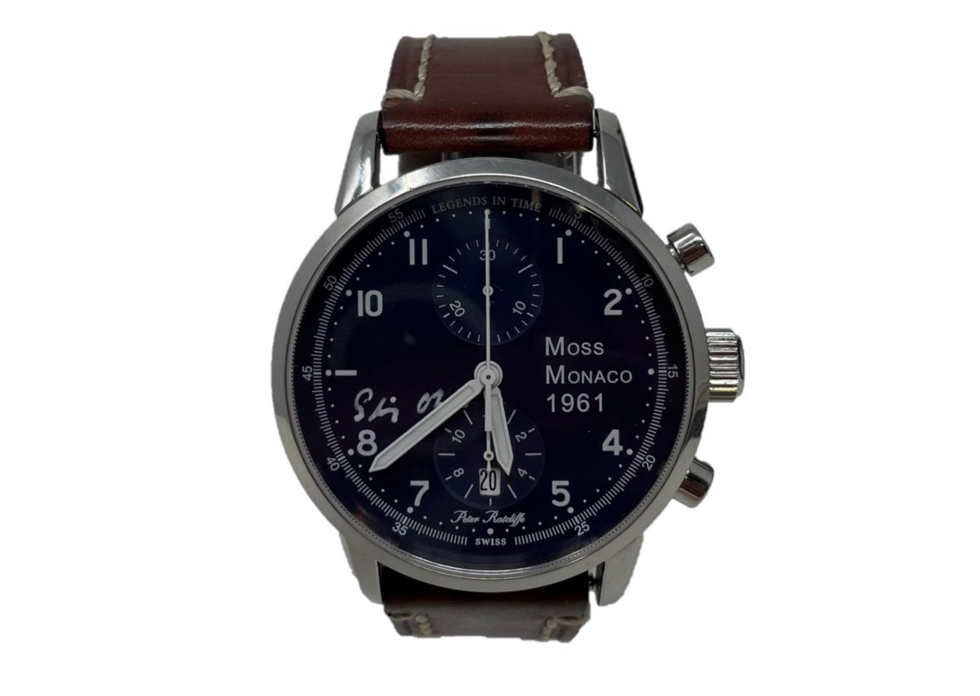 Limited Edition Signed Stirling Moss 50th Anniversary Watch