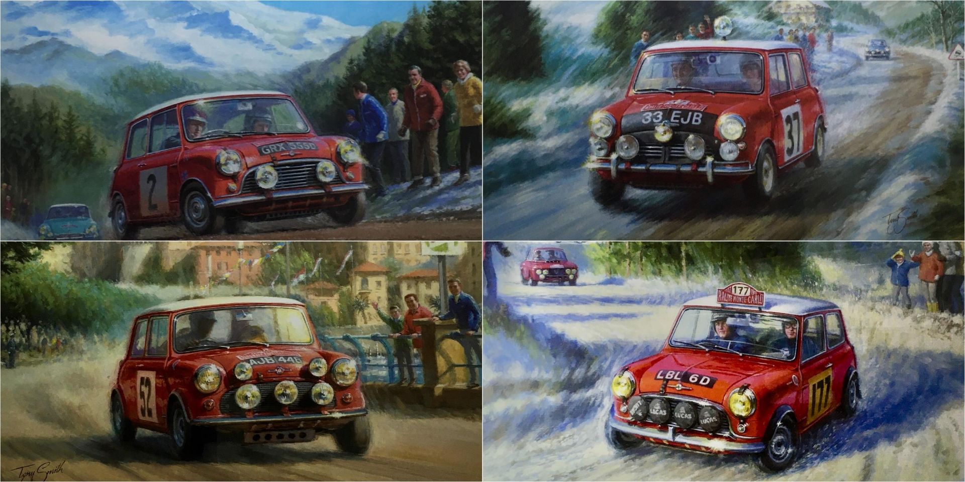 A Full Set of Tony Smith's The Monte Carlo Mini Limited Edition Prints with Matching Numbers - Image 6 of 6