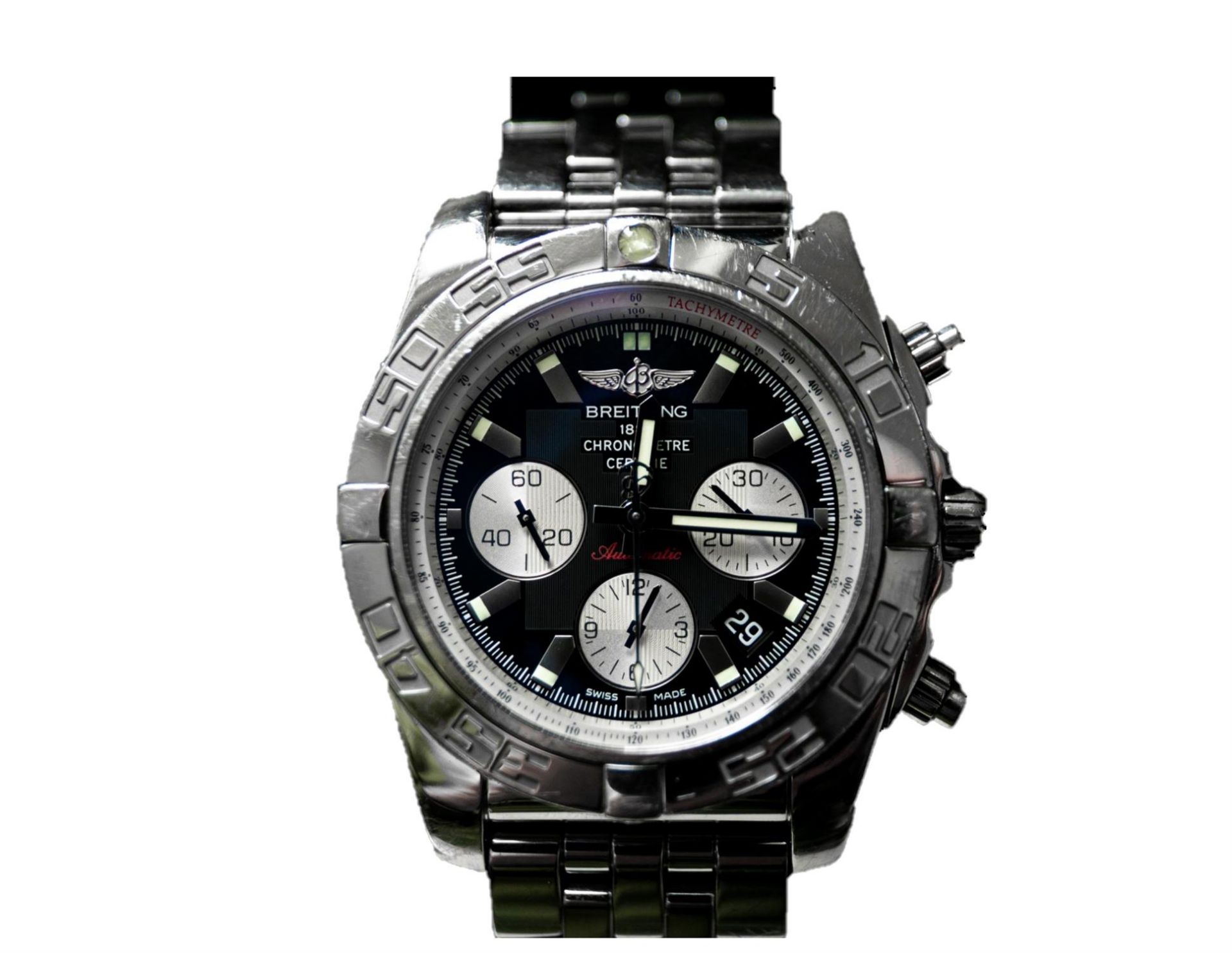 Breitling Chronomat 44 AB0110 Stainless Steel Watch
