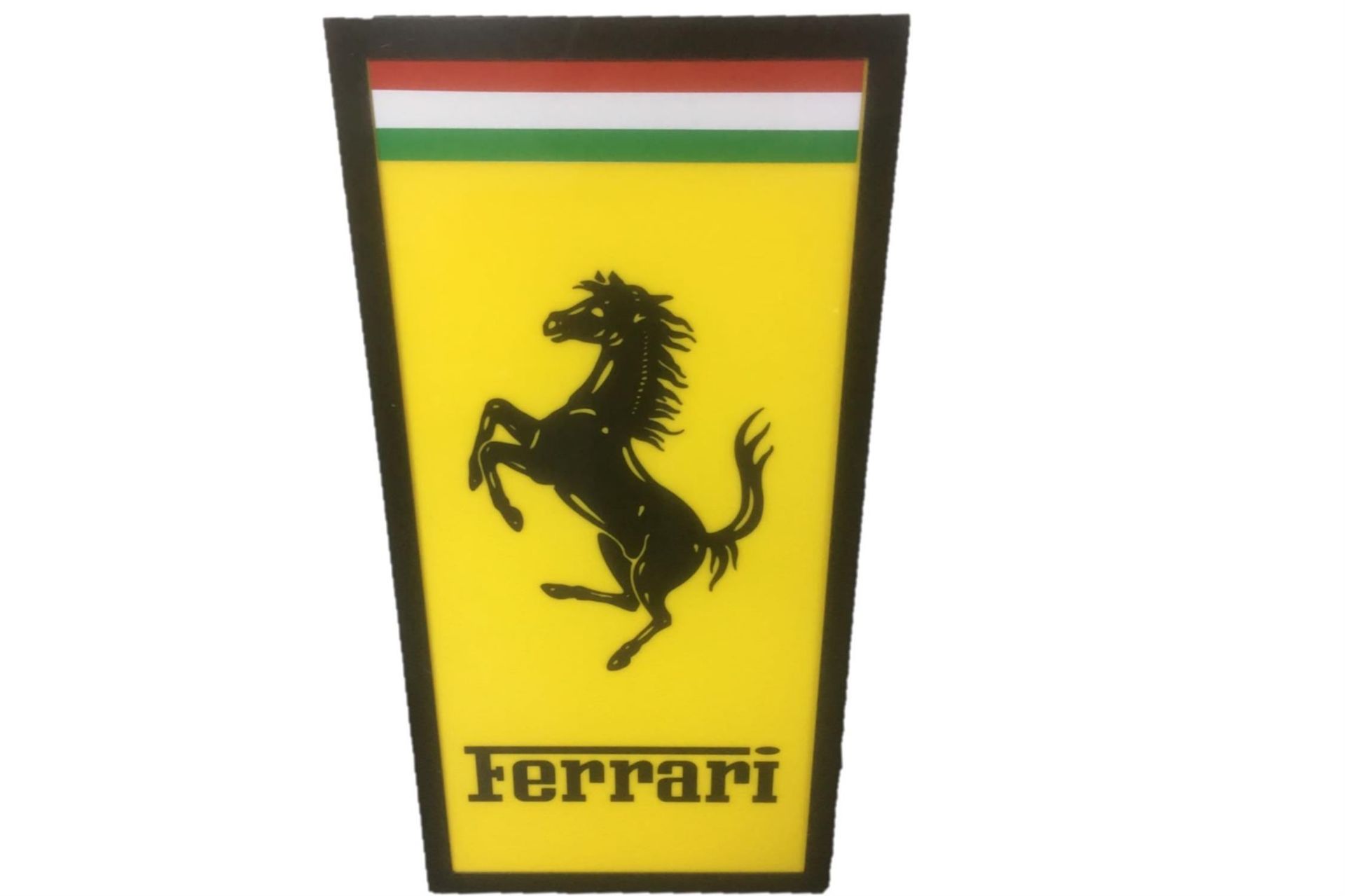 Substantial Ferrari Style LED Illuminated Sign - Image 4 of 4