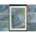 'Lap of the Gods' Multi-Signed Photograph, Donington 1993 European Grand Prix