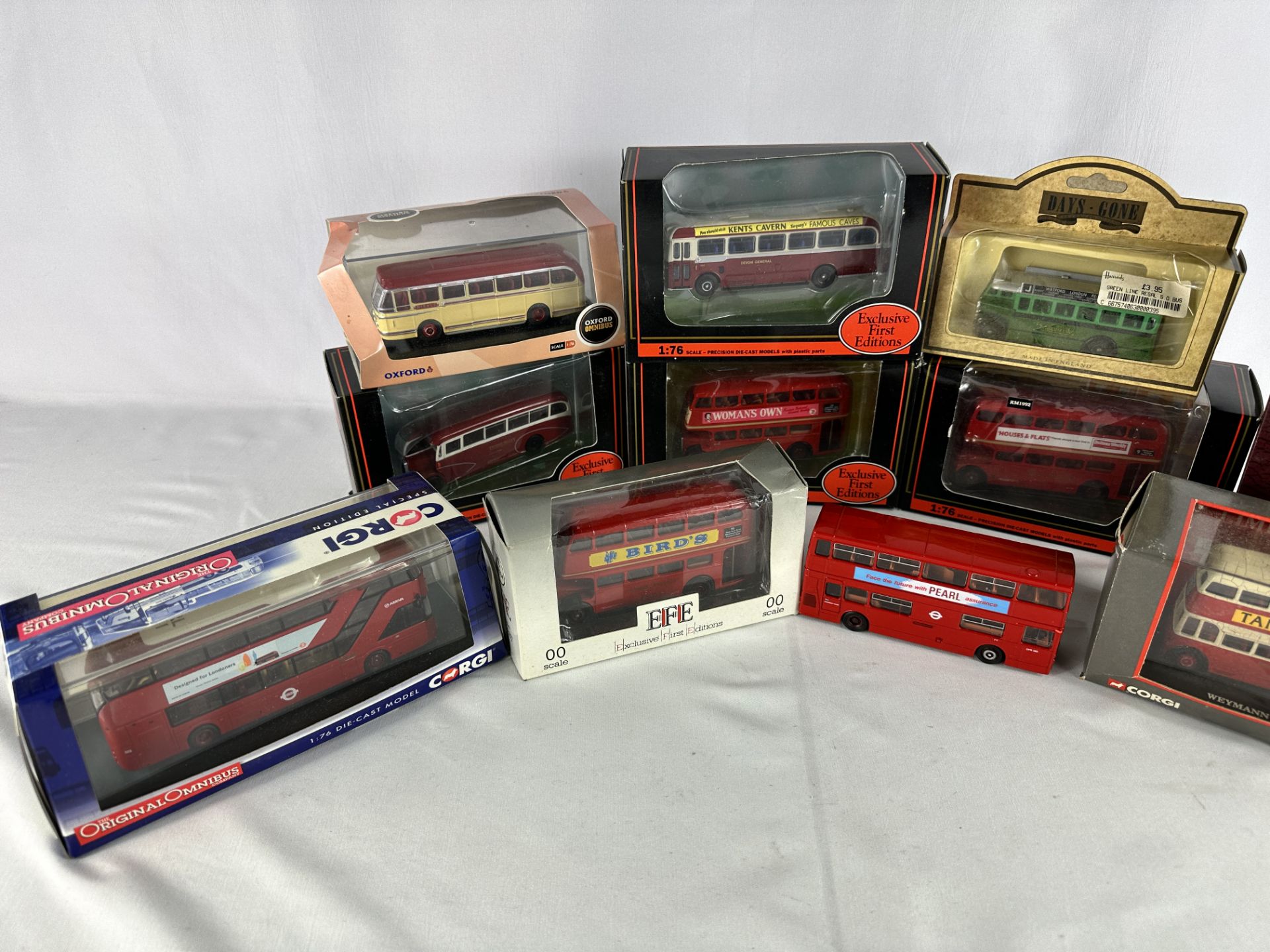 Ten boxed model buses, together with an unboxed Exclusive First Edition bus. - Image 2 of 5