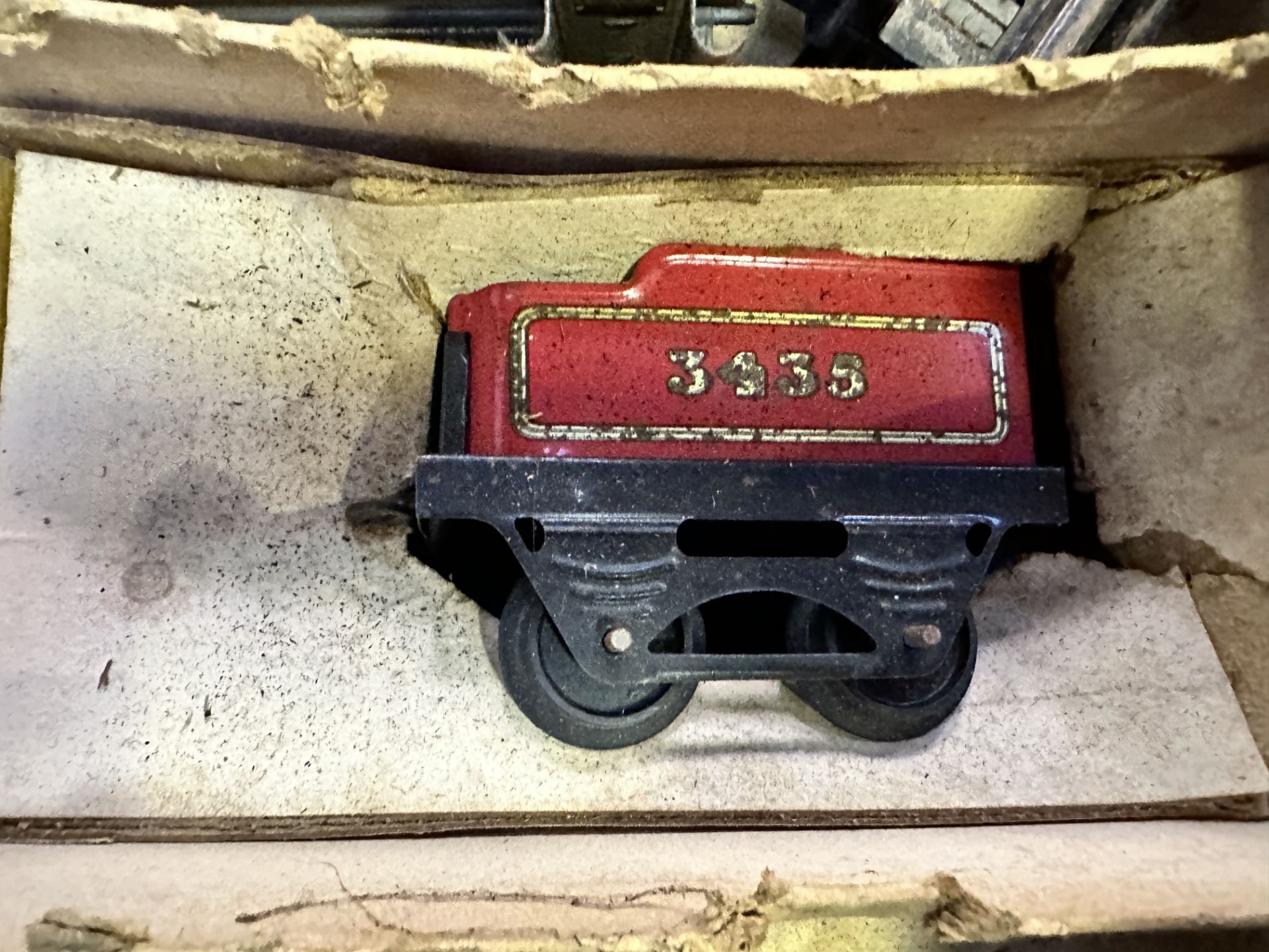 Hornby tinplate clockwork train set - Image 2 of 4