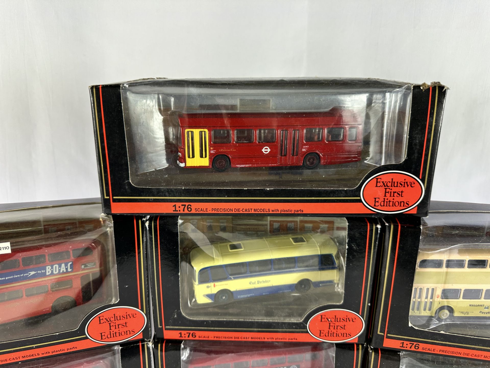 Ten Exclusive First Edition 1:76 diecast model buses in original boxes. - Image 4 of 4