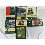 Seven boxed model buses, to include Exclusive First Editions and Corgi.