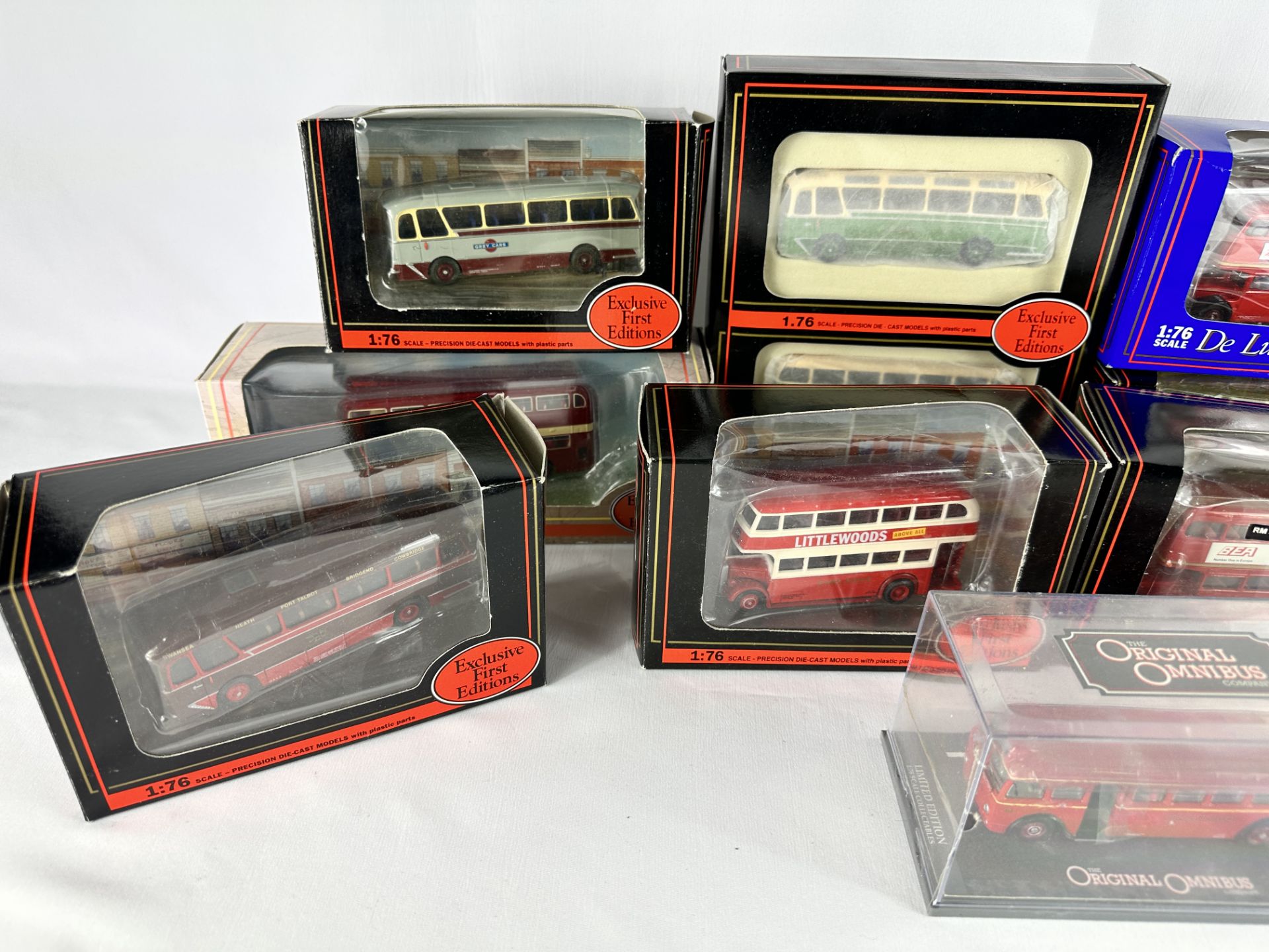 Ten Exclusive First Edition 1:76 diecast model buses in original boxes. - Image 2 of 3