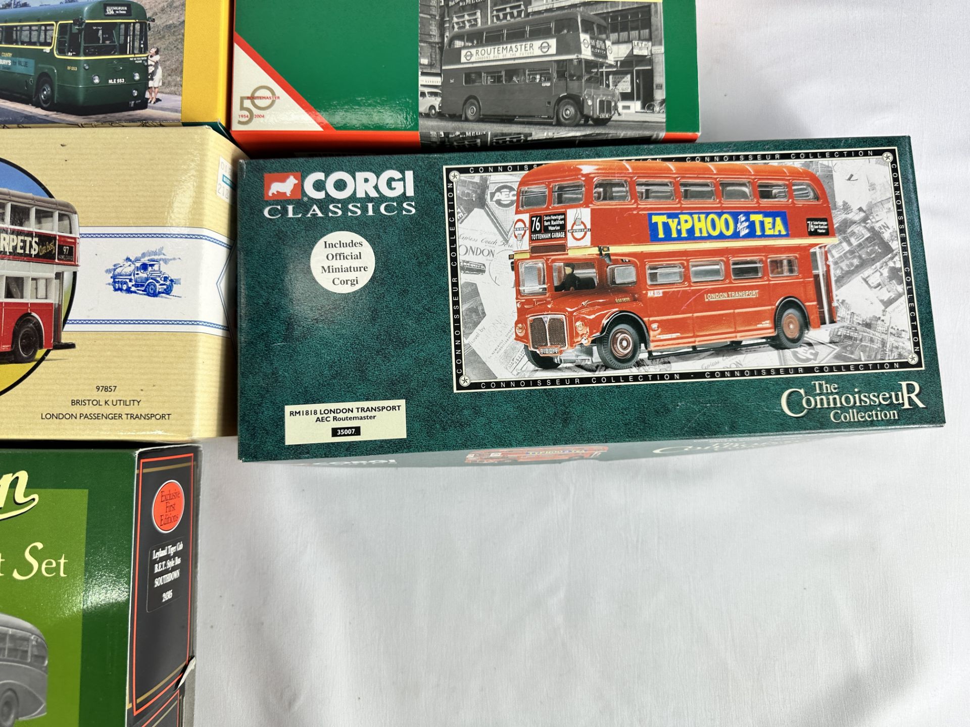 Seven boxed model buses, to include Exclusive First Editions and Corgi. - Image 4 of 5